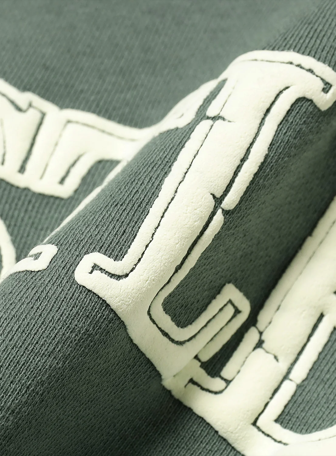 Overdyed Print Half-Sleeve Sweatshirt 3 Overdyed Print Half-Sleeve Sweatshirt