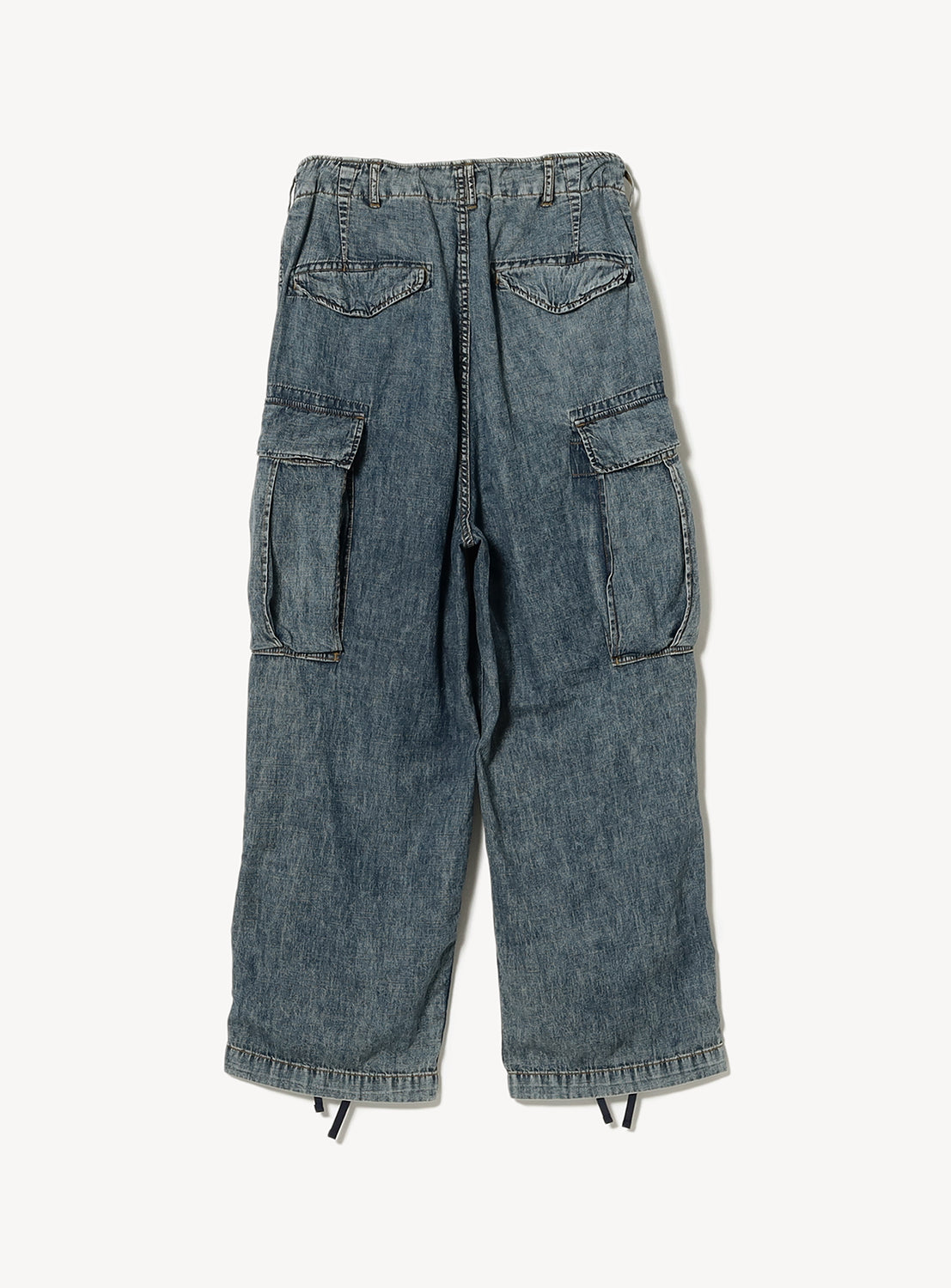 Big 6-Pocket Denim Cargo Pants