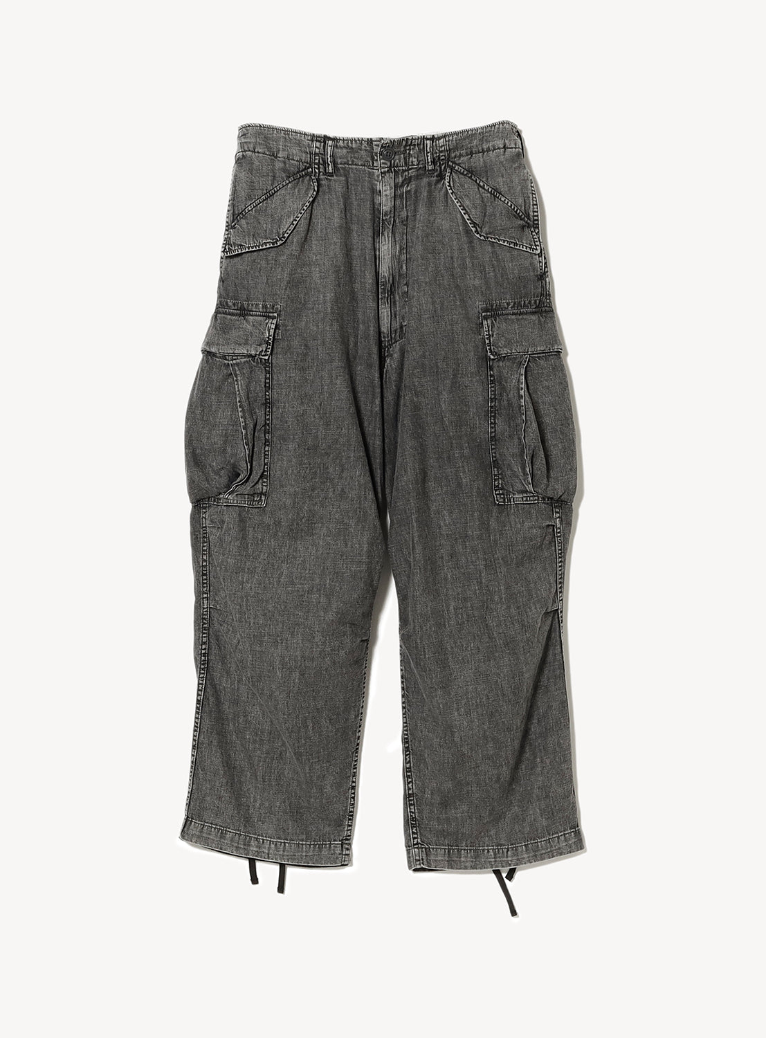 Big 6-Pocket Denim Cargo Pants