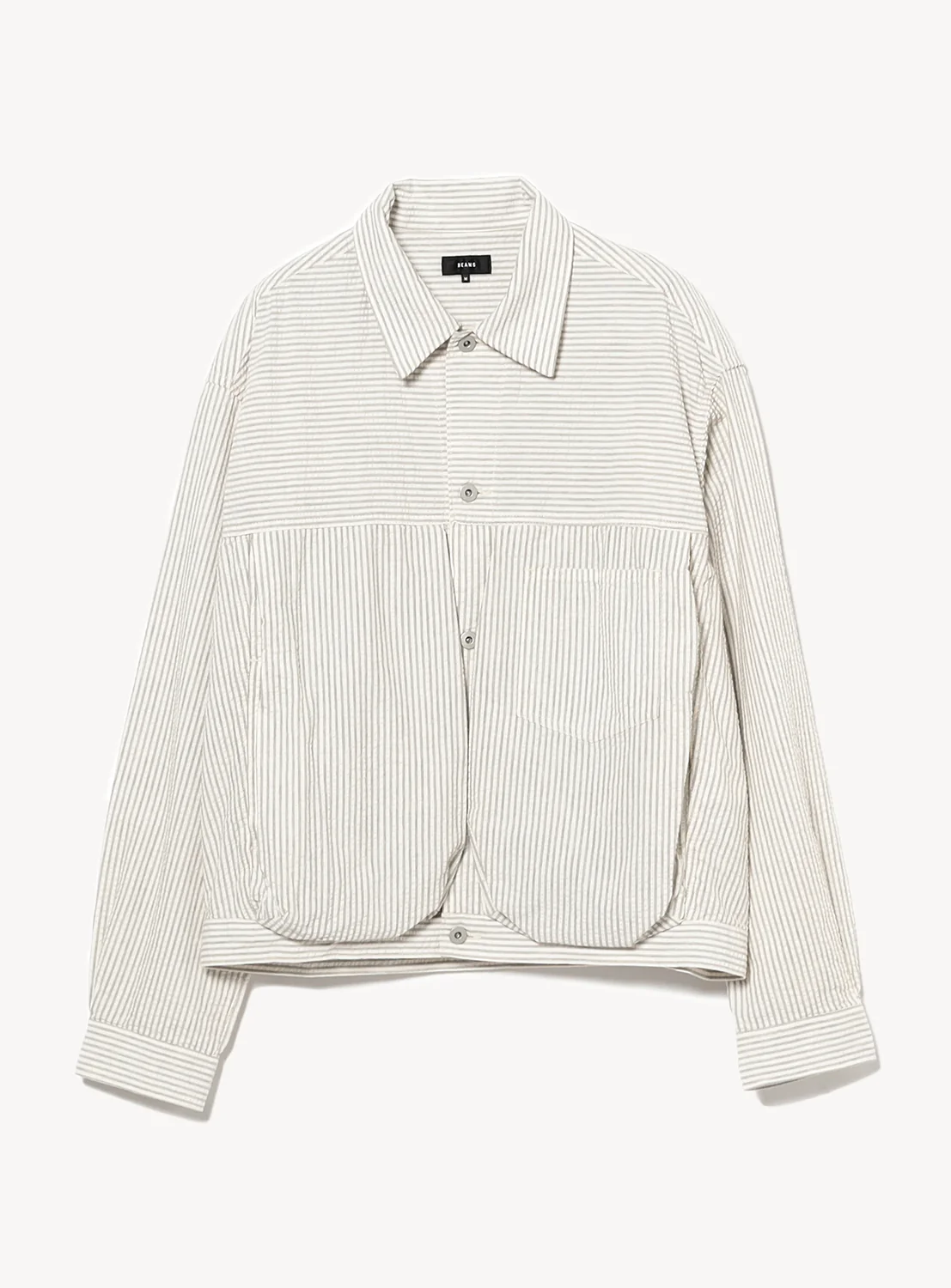 Seersucker Balloon Jacket