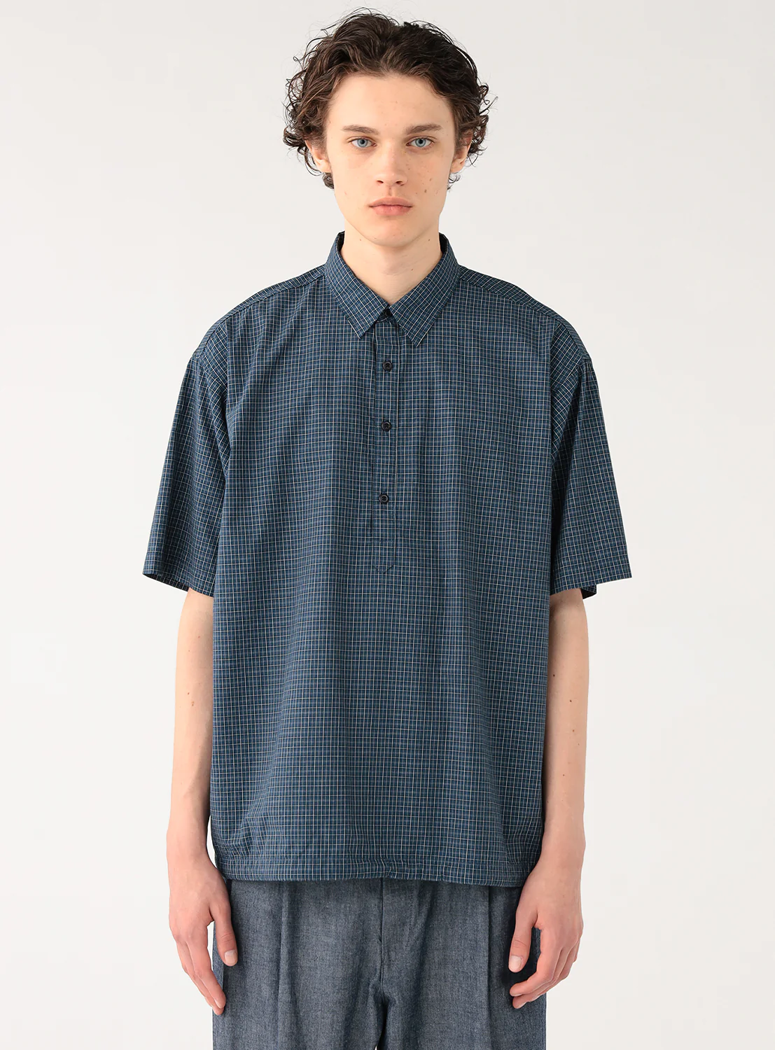 Check Easy Pullover Shirt