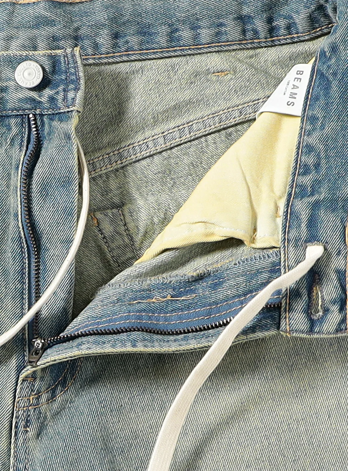 Quarter-Length Wide Denim