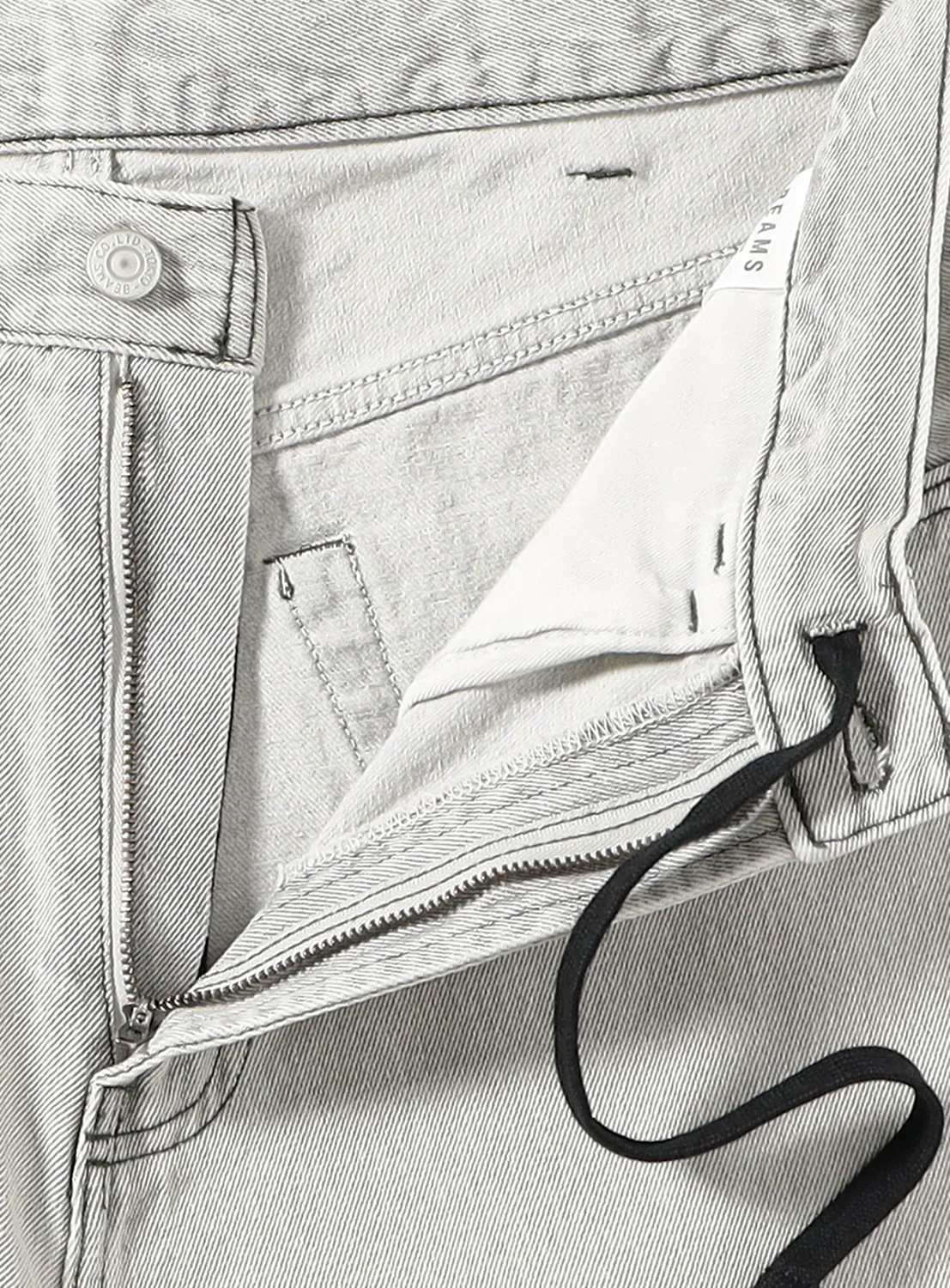 Quarter-Length Wide Denim