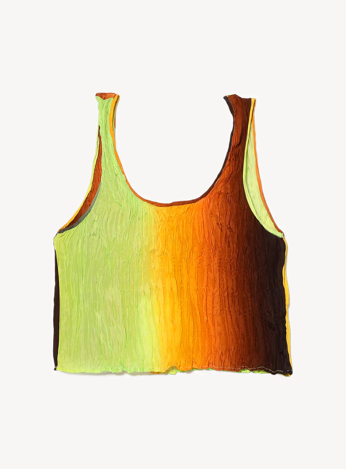 Gradient U-Neck Cropped Tank