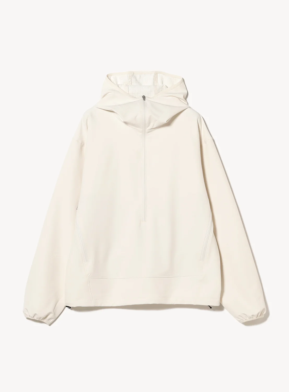 Raised Half Zip Hoodie