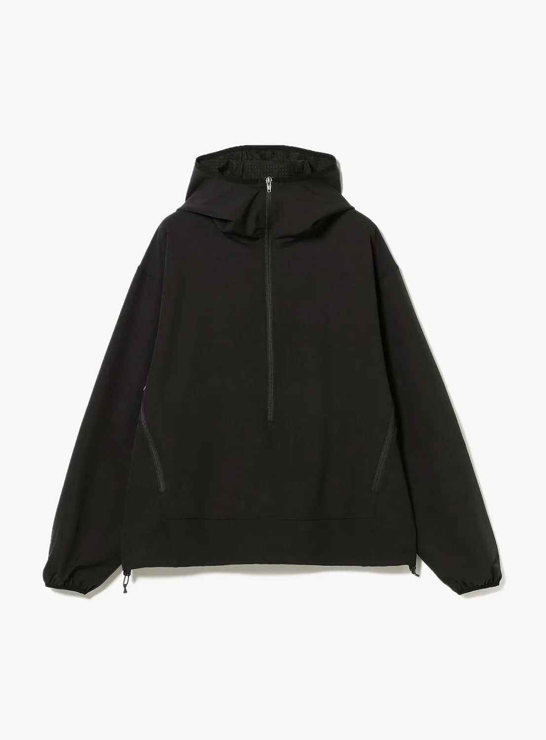 Raised Half Zip Hoodie
