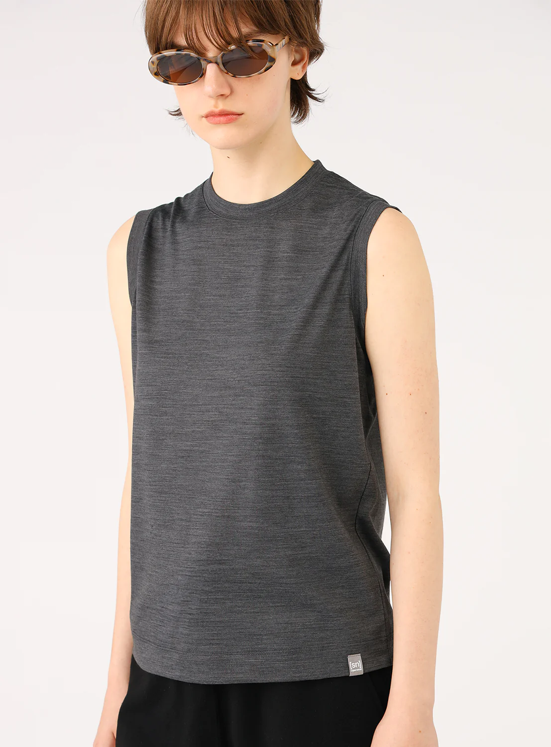 Wool Sleeveless Tee