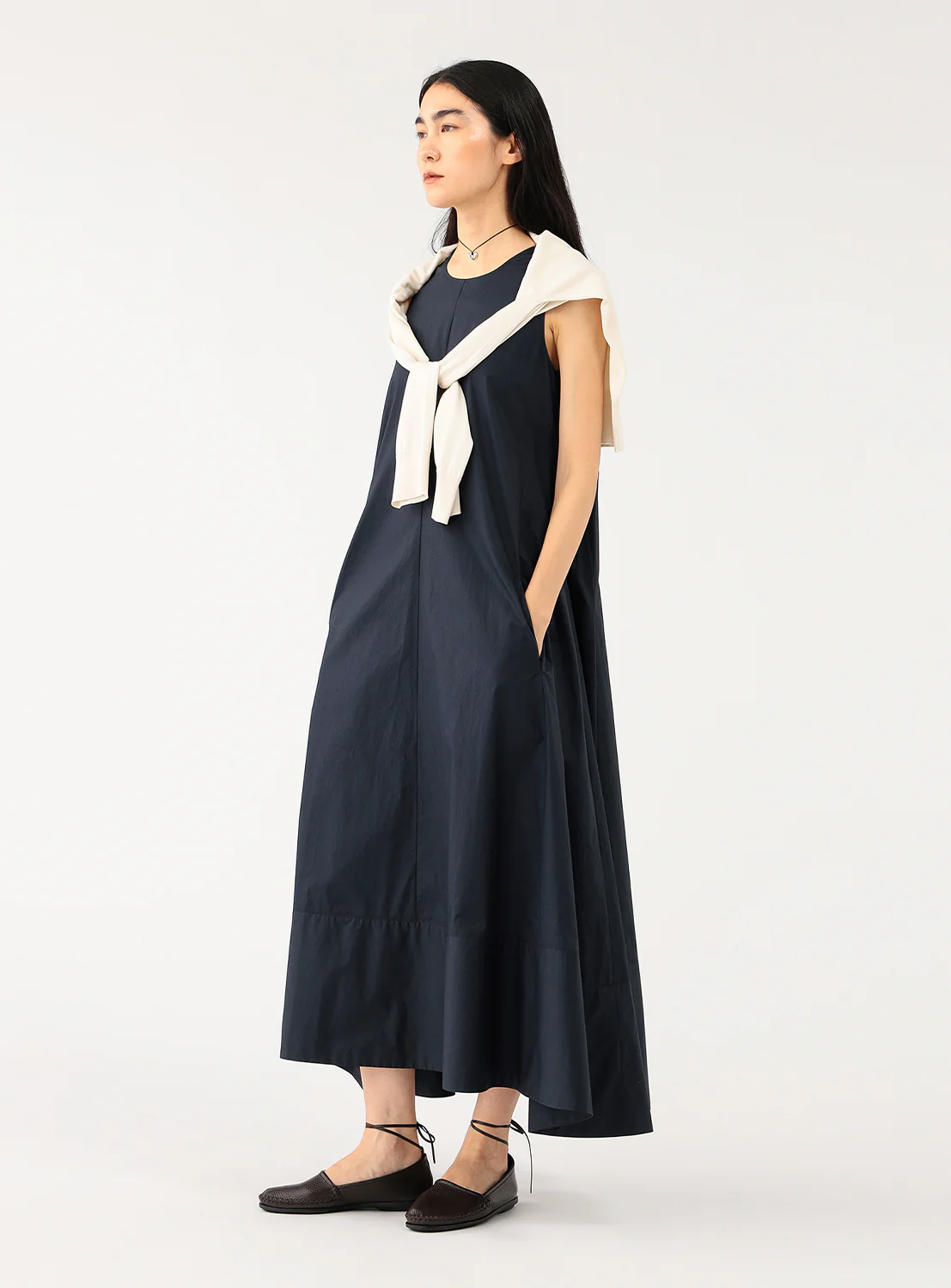 Sleeveless Flared Dress 3 Sleeveless Flared Dress