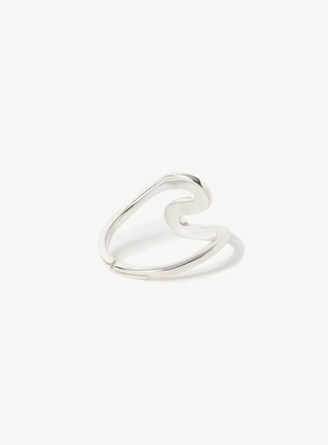 Silver 925 Initial Ring S