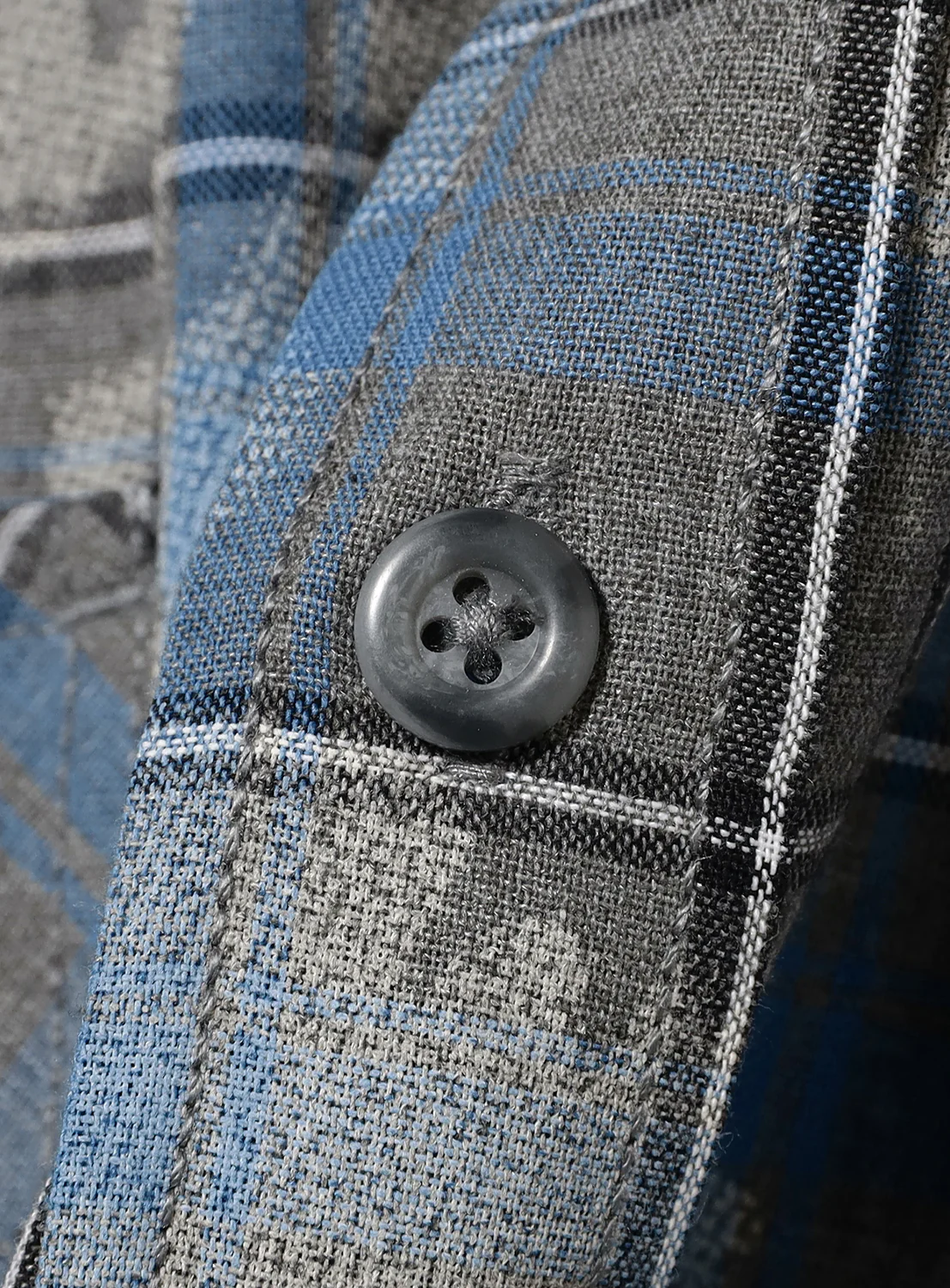 Faded Work Check Shirt