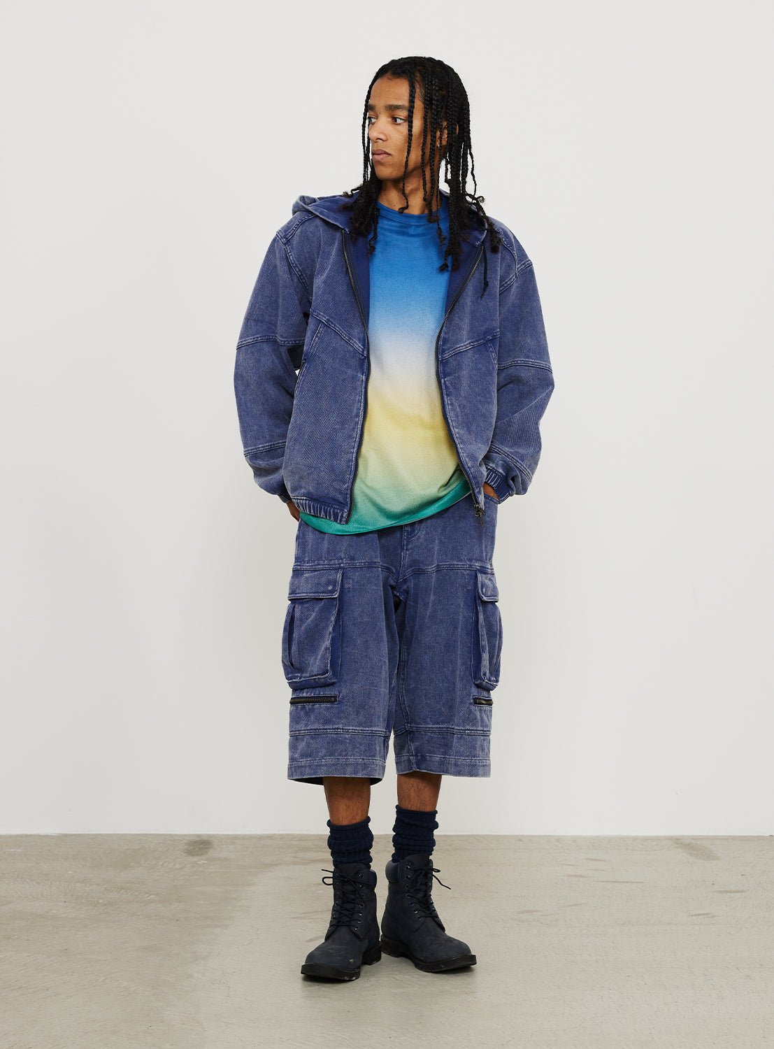 Mesh Patterned T-Shirt