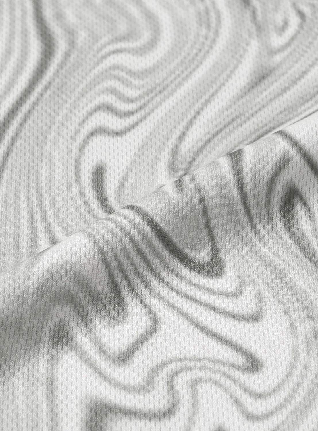 Mesh Patterned T-Shirt