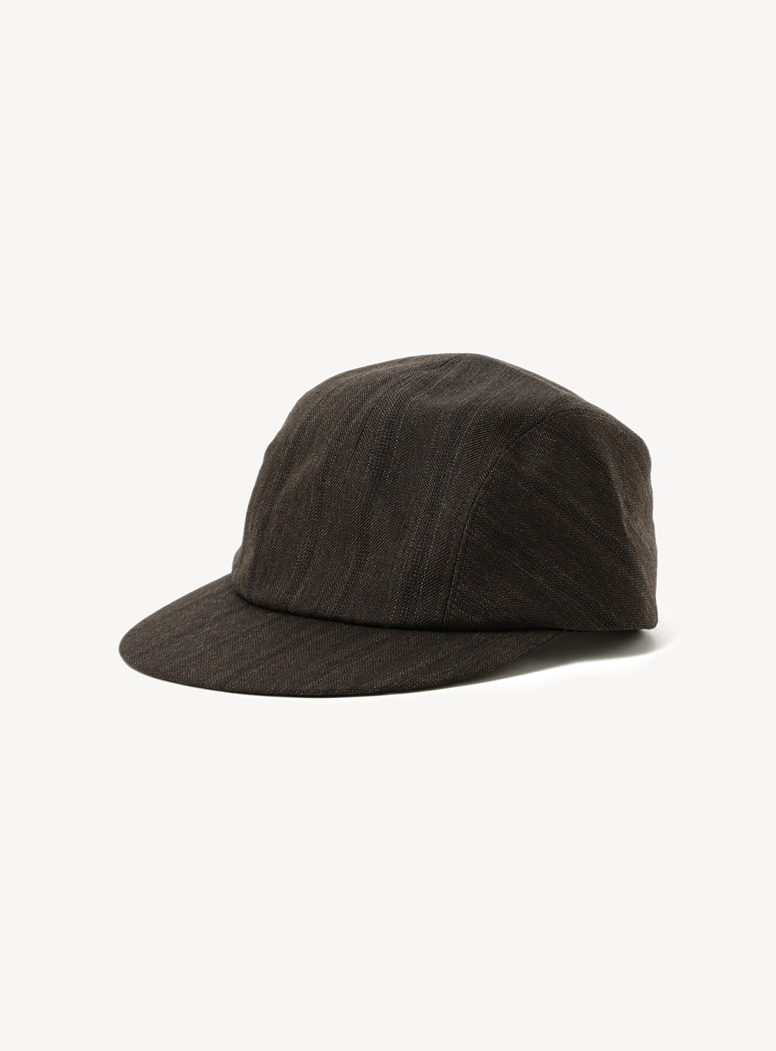 Wool Linen Stripe Cap