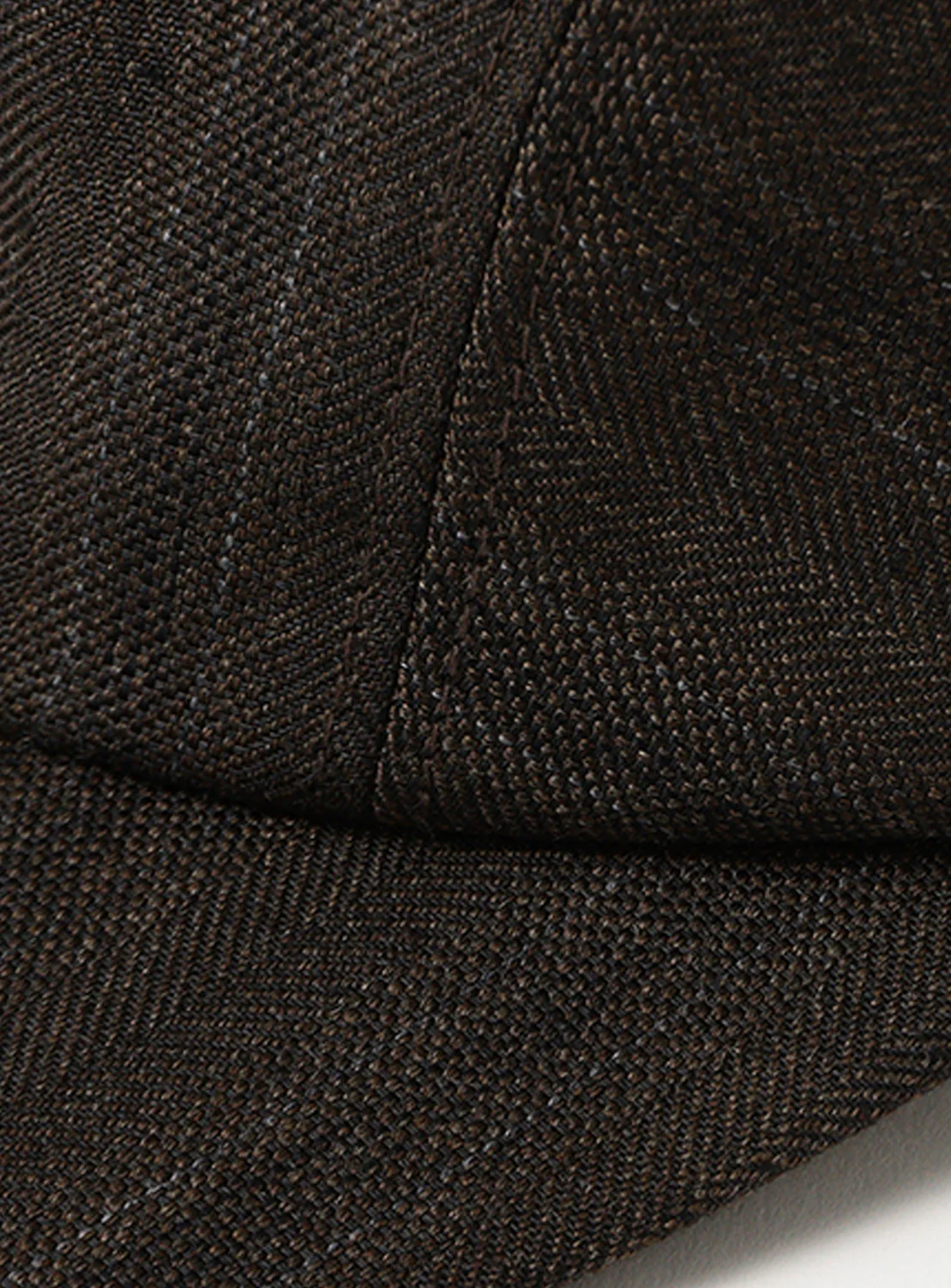 Wool Linen Stripe Cap