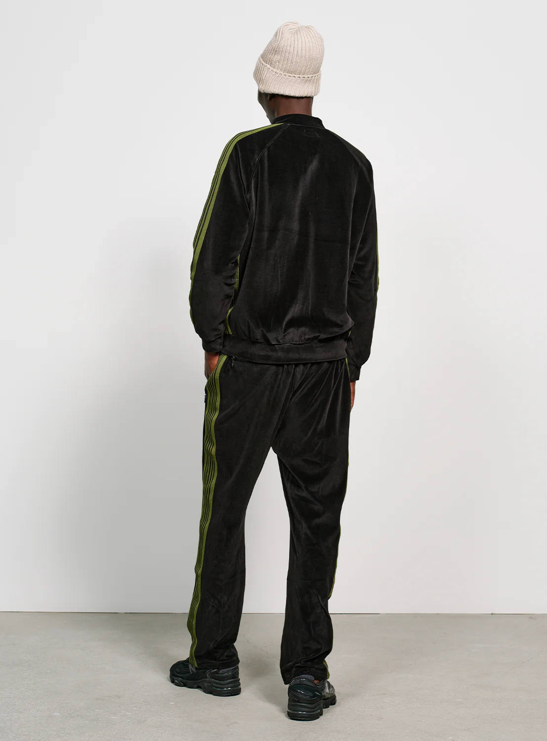 Rib Collar Track Jacket