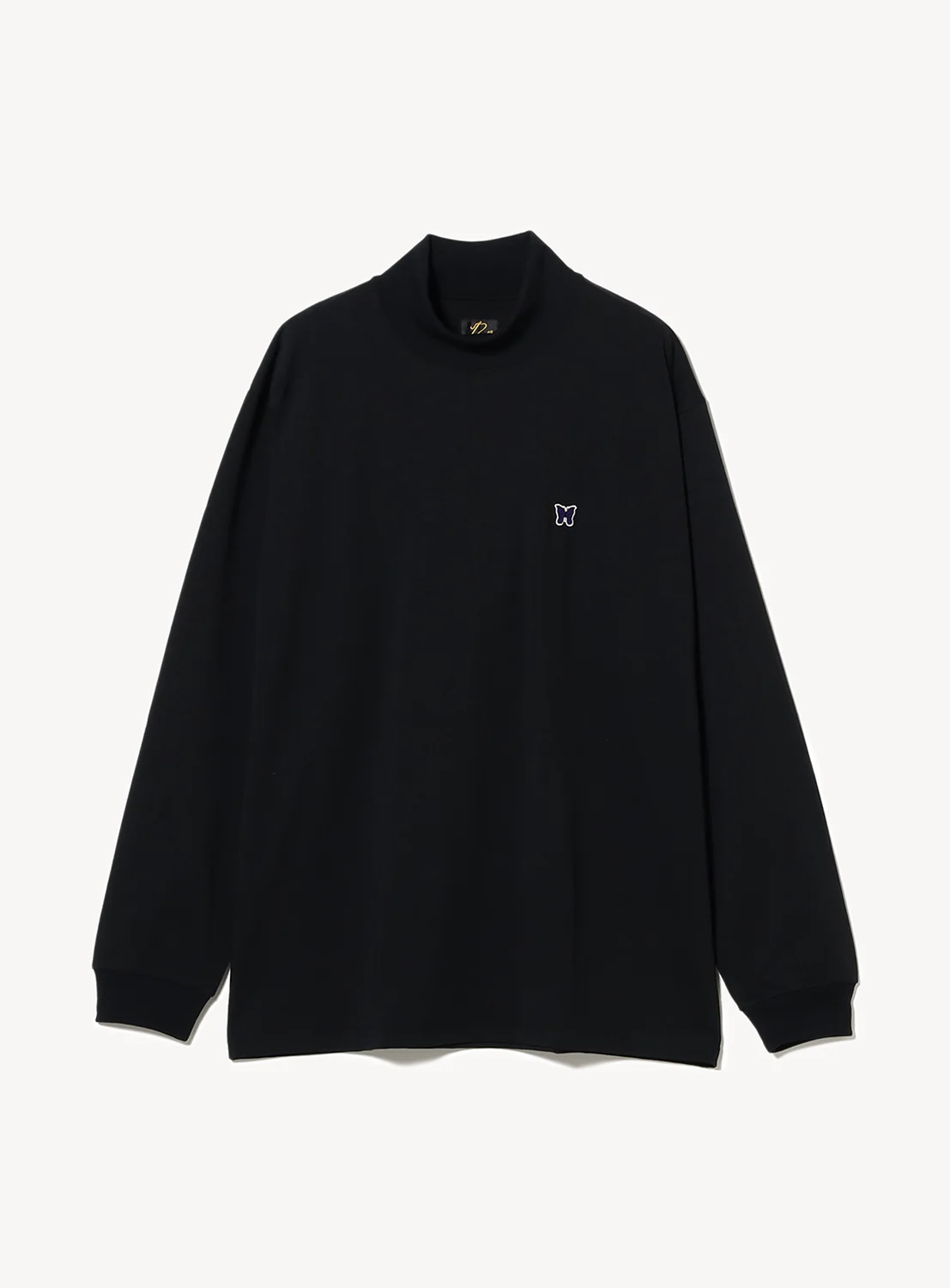 Long Sleeve Mock Neck Poly Jersey Tee