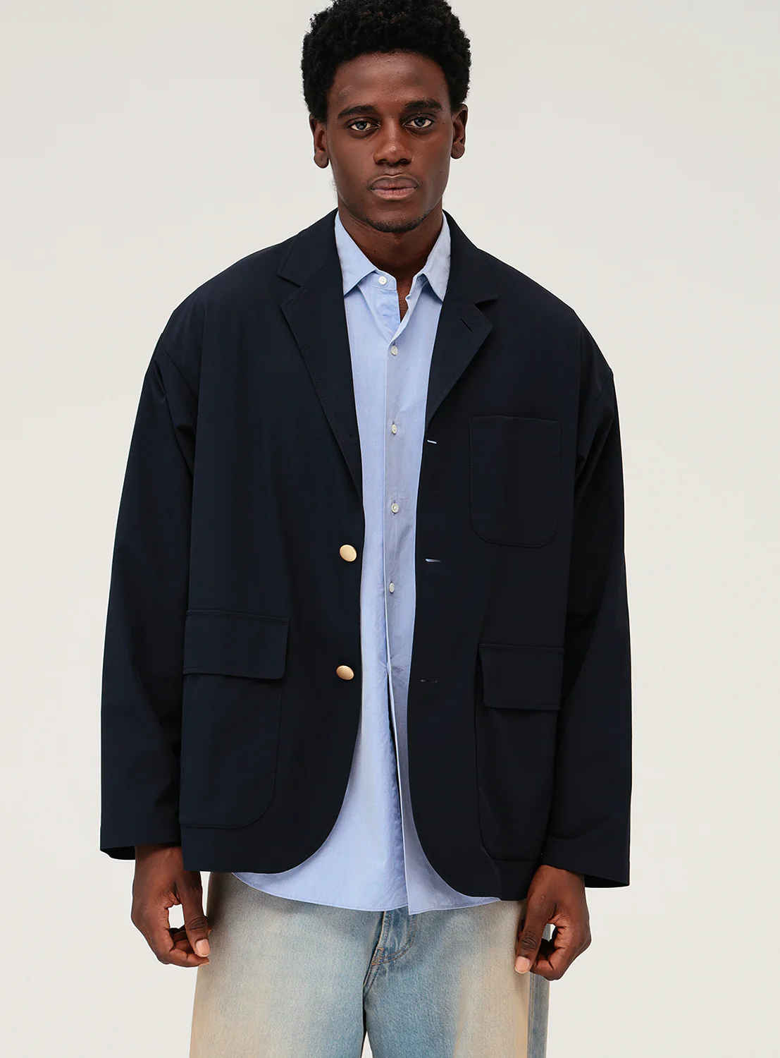 Water-Repellent Tech Blazer