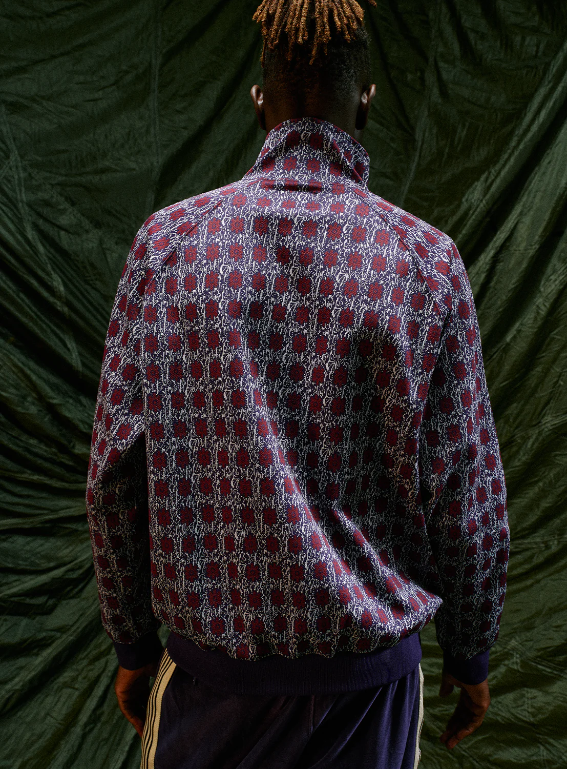 Poly Jacquard Track Jacket