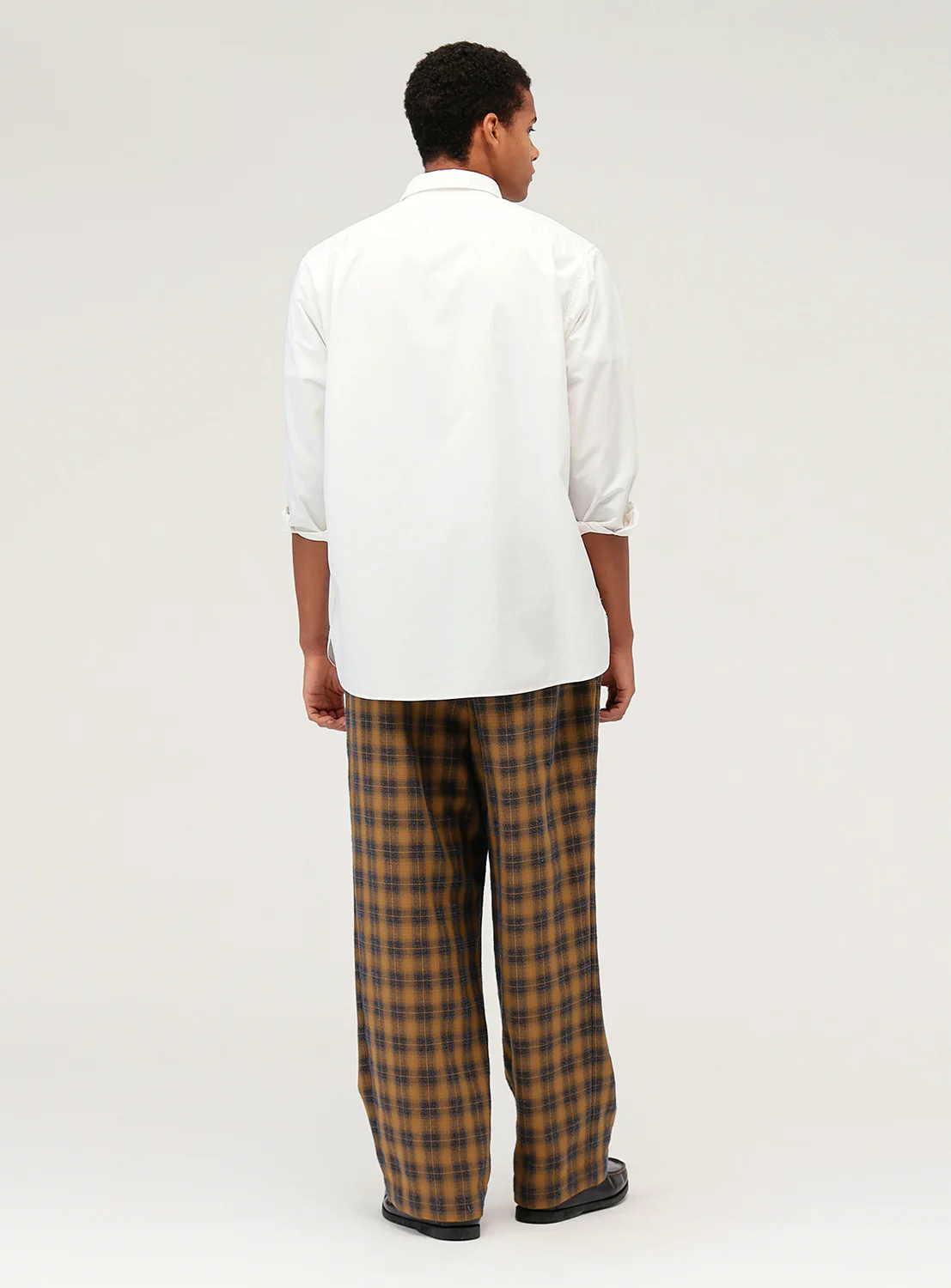 Boucle Check Easy Pants