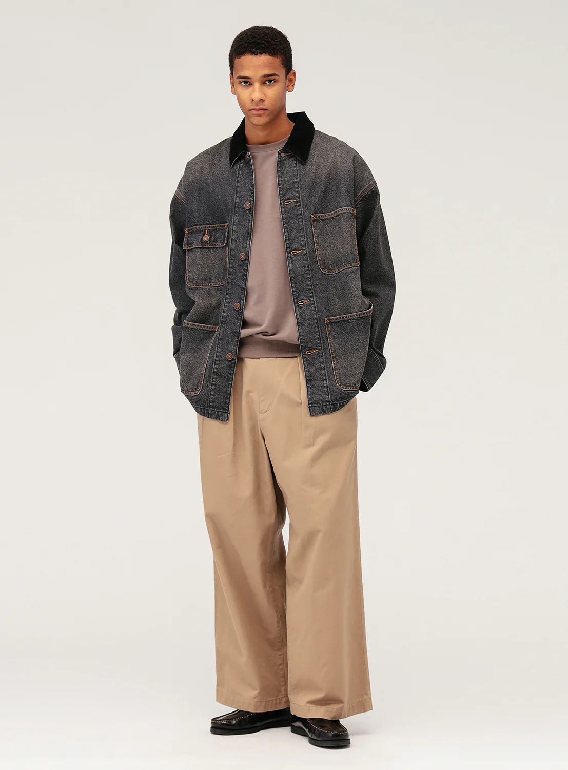 Denim Loose Coverall