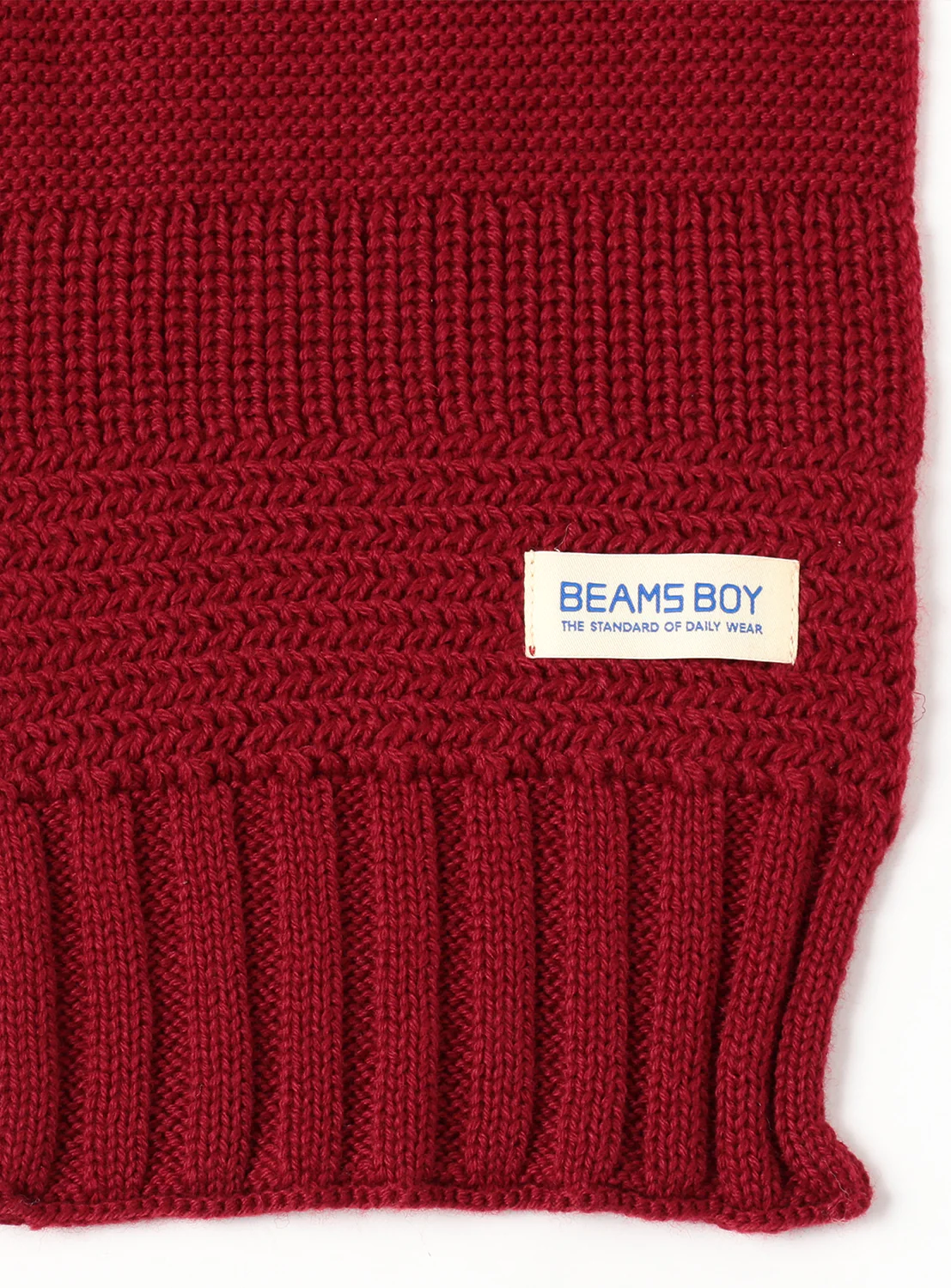 Tiered Rib Short Scarf