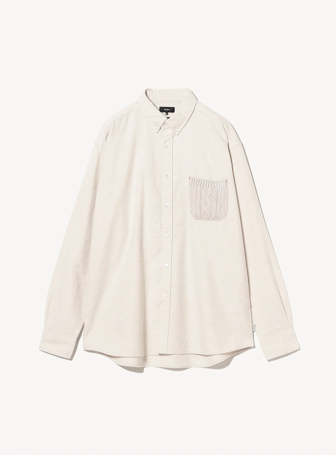 Cable Knit Pocket Shirt