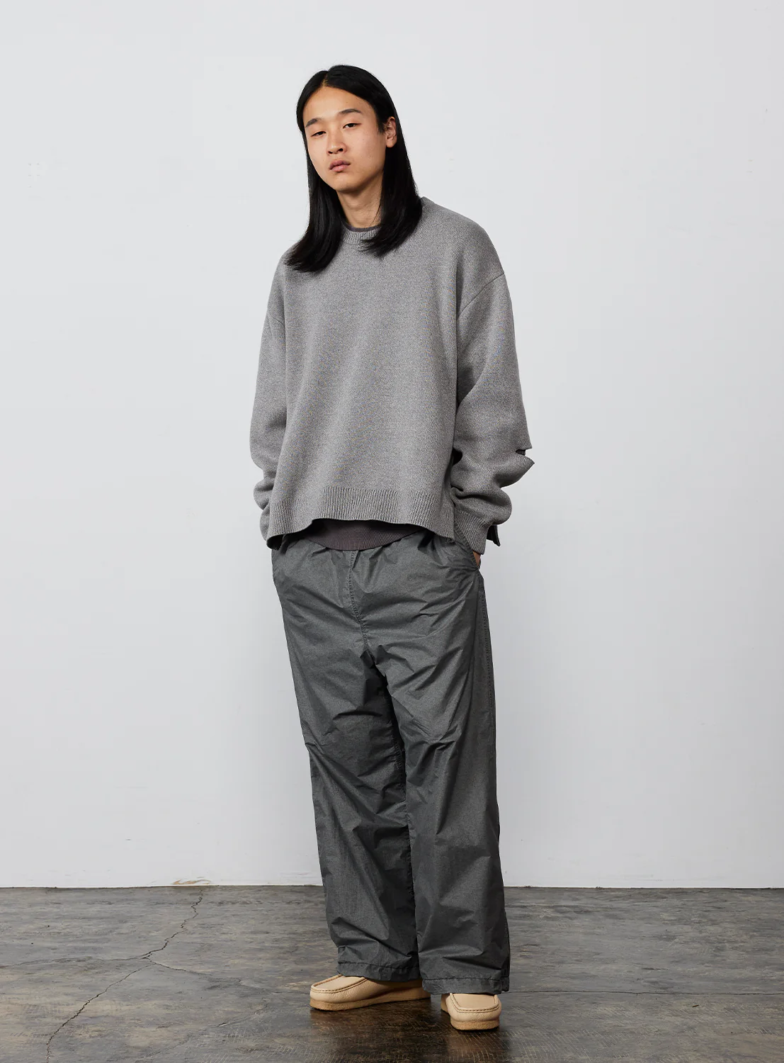 Wide Short Fit 12G Slit Knit 3 Wide Short Fit 12G Slit Knit