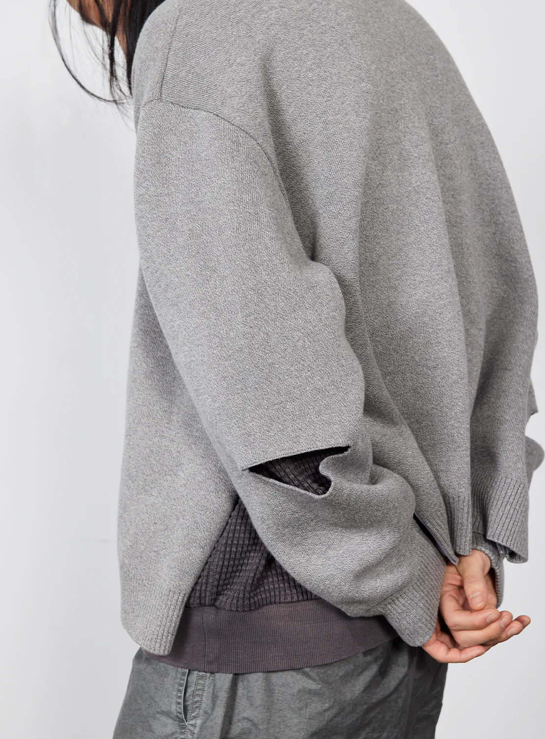 Wide Short Fit 12G Slit Knit 4 Wide Short Fit 12G Slit Knit