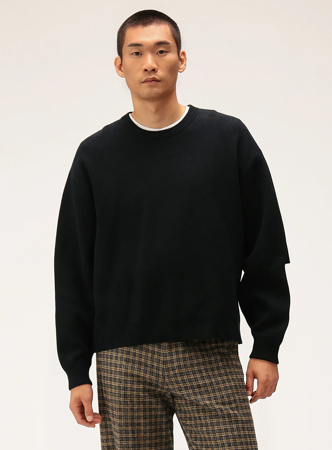 Wide Short Fit 12G Slit Knit 3 Wide Short Fit 12G Slit Knit