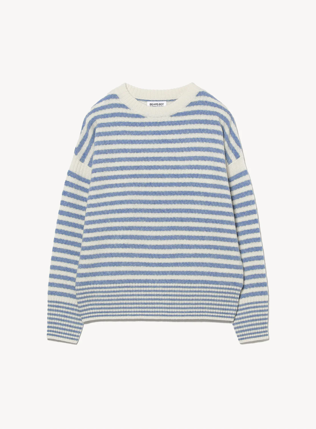 7G Striped Crew Knit