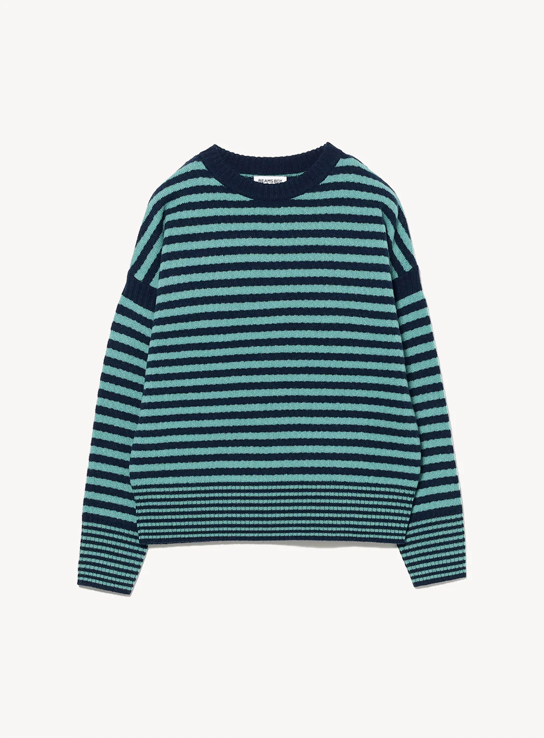 7G Striped Crew Knit