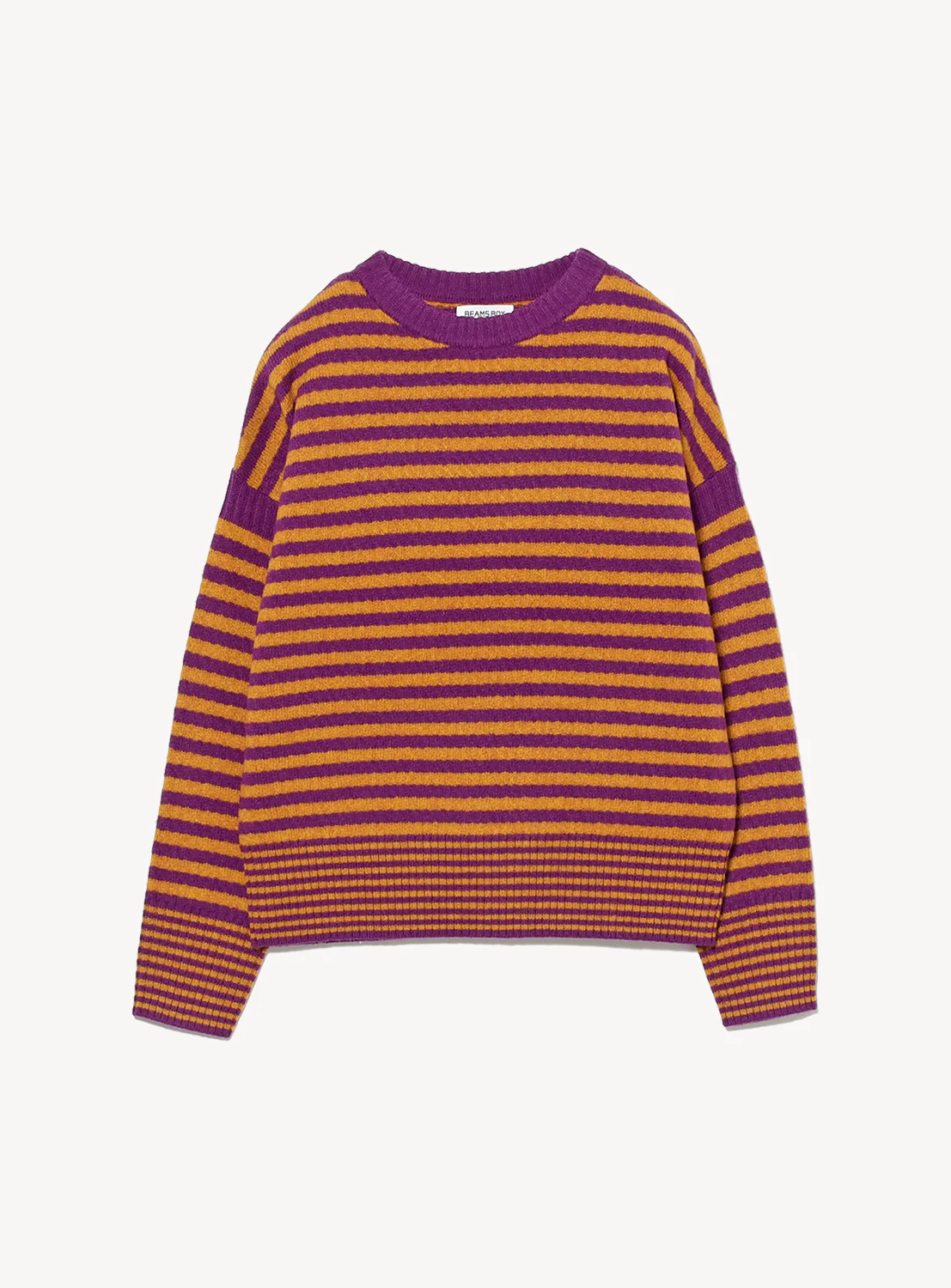 7G Striped Crew Knit