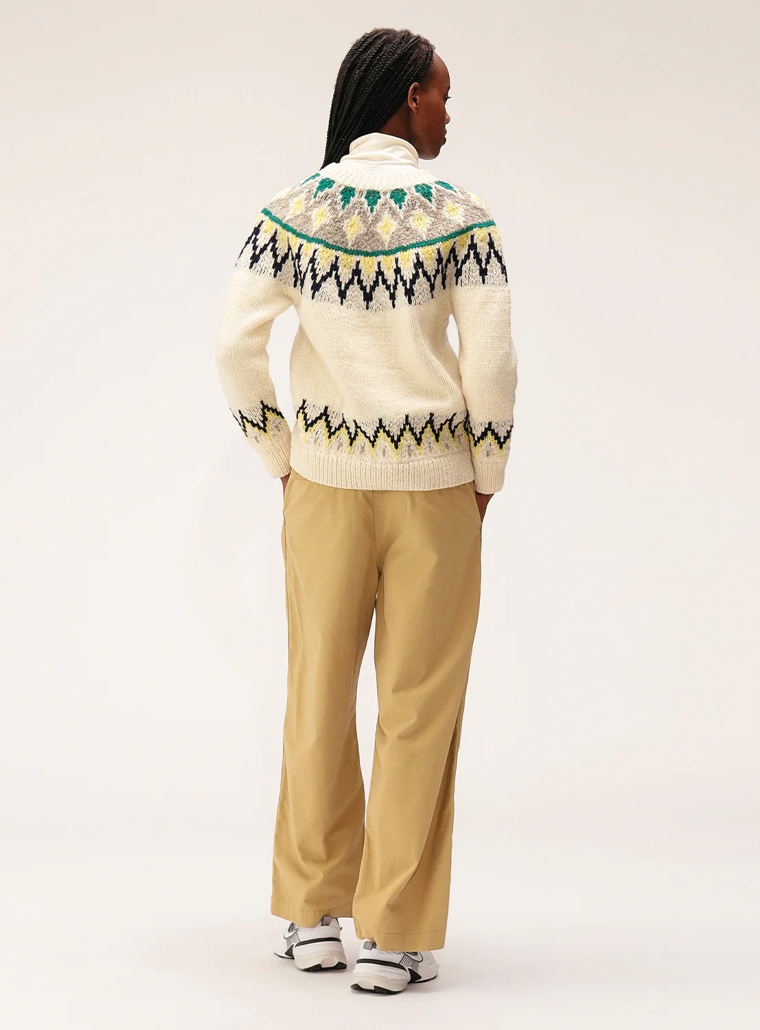 Hand Knit Nordic Cardigan