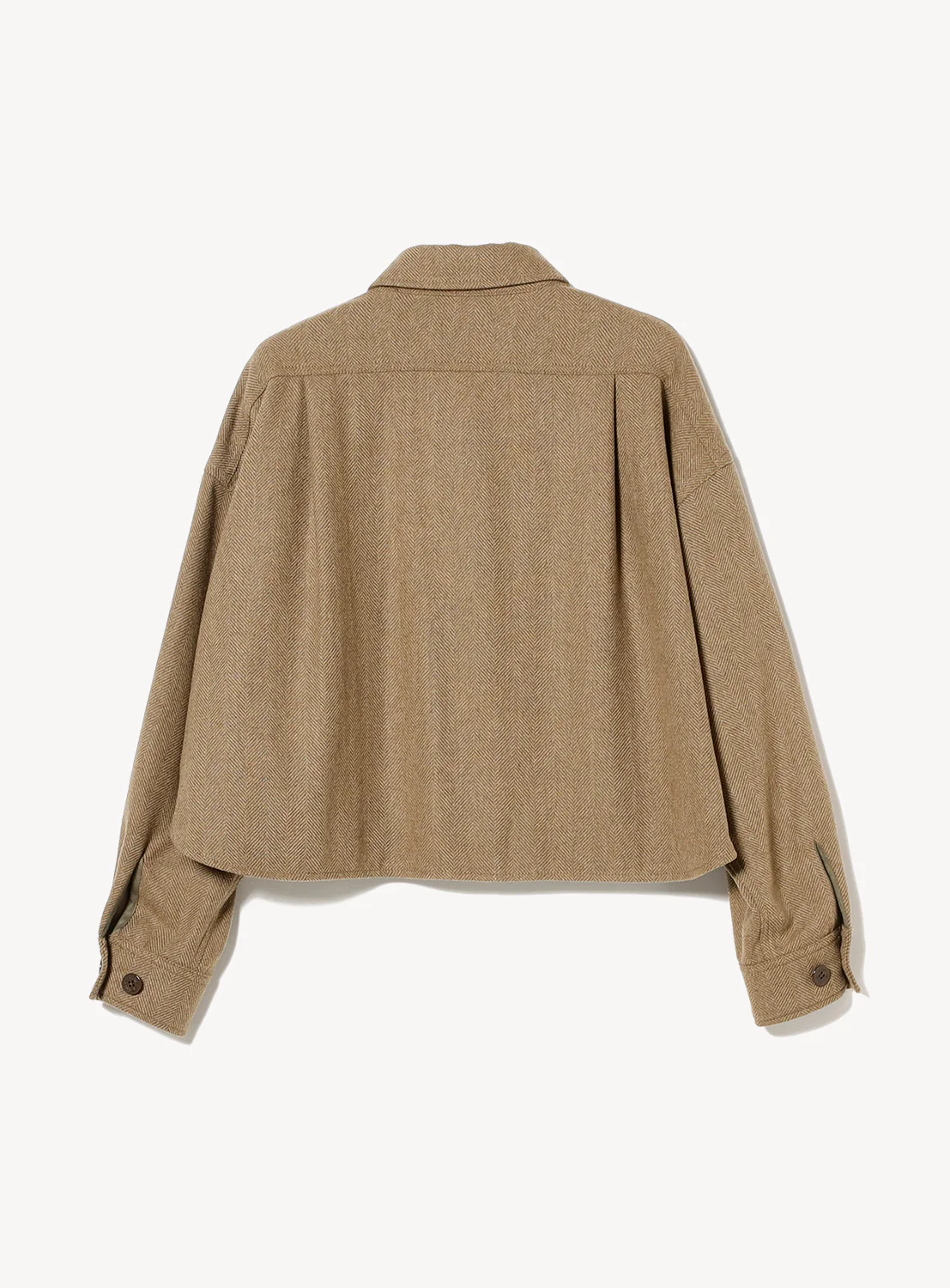 Short Herringbone CPO Jacket