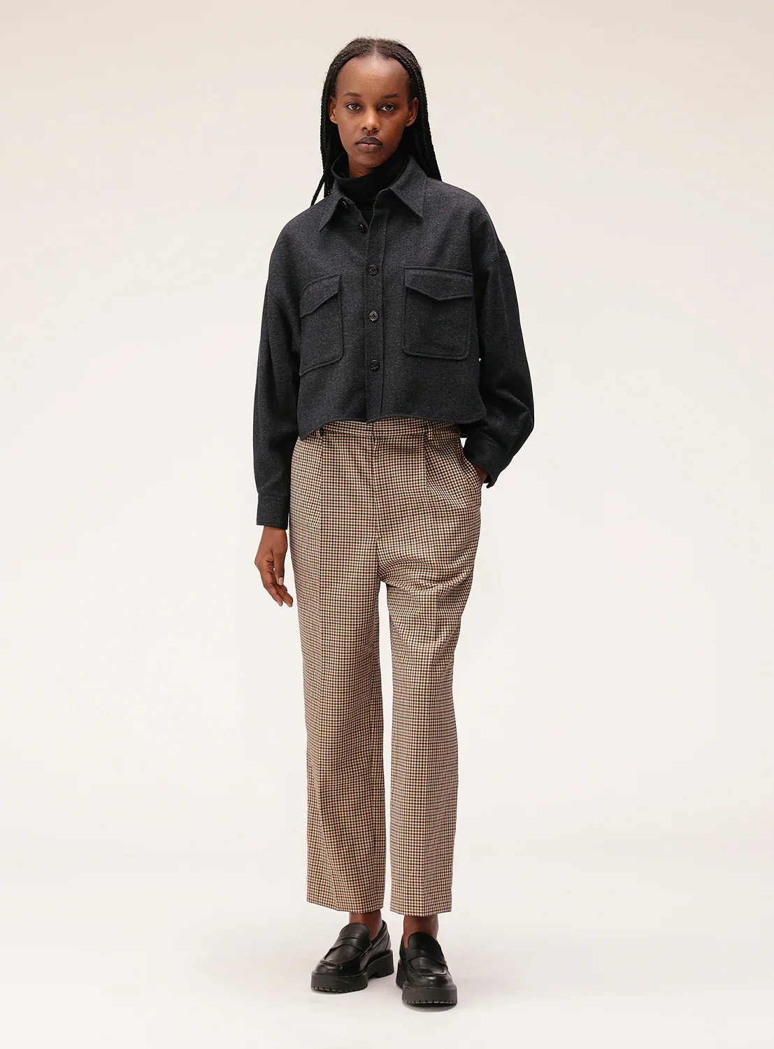 Short Herringbone CPO Jacket 4 Short Herringbone CPO Jacket