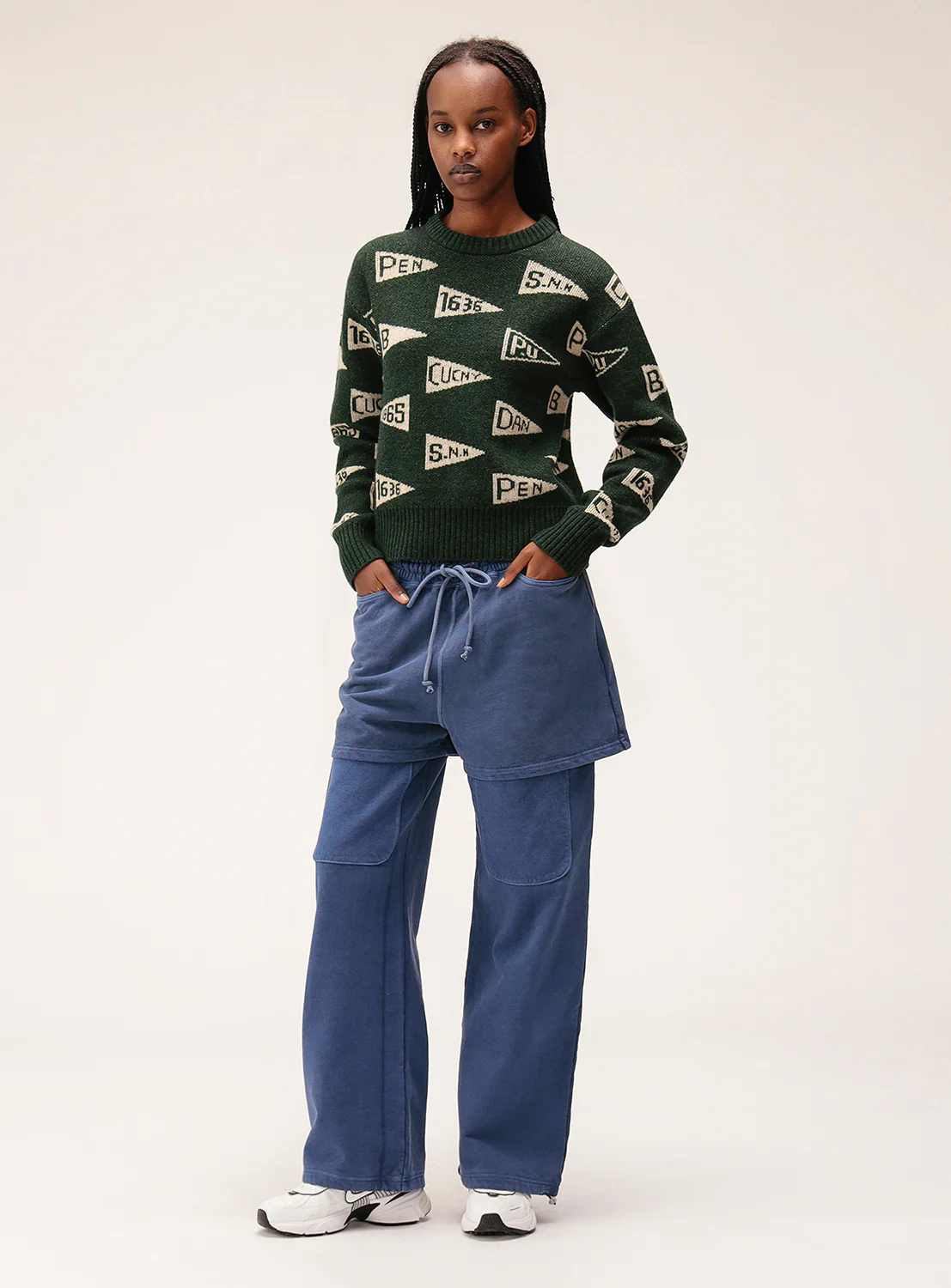 Pennant Knit Pullover