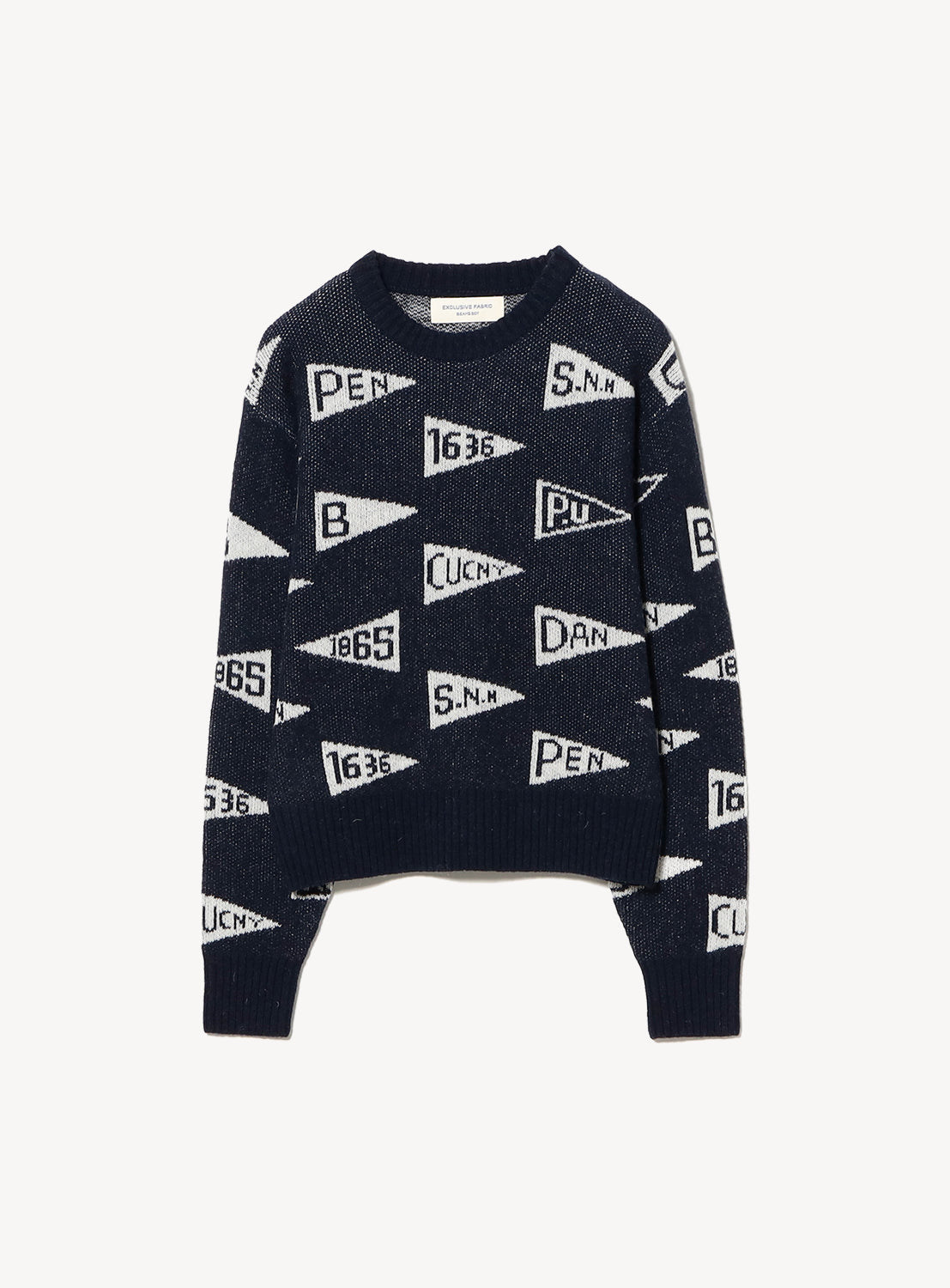 Pennant Knit Pullover