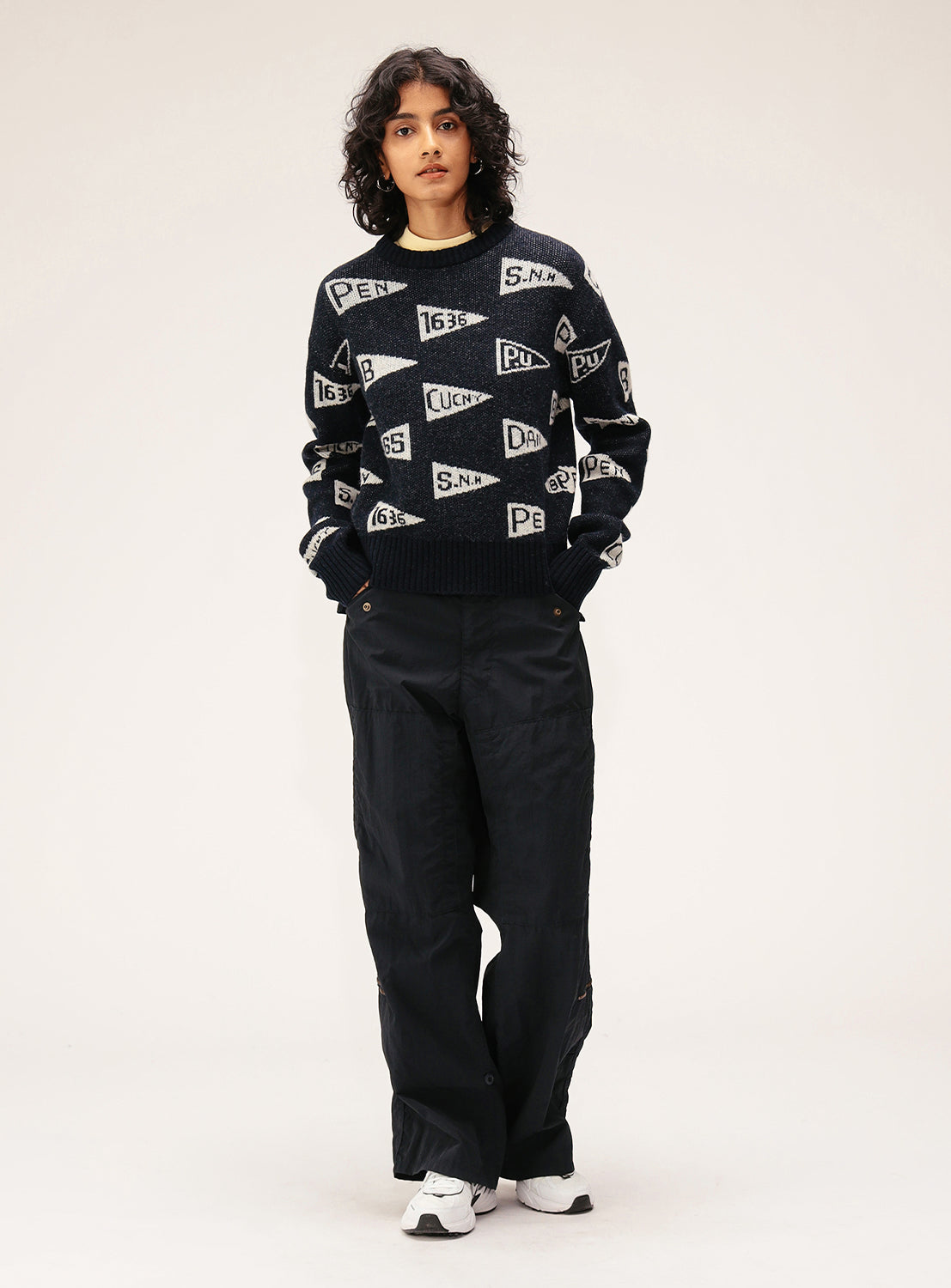 Pennant Knit Pullover 3 Pennant Knit Pullover