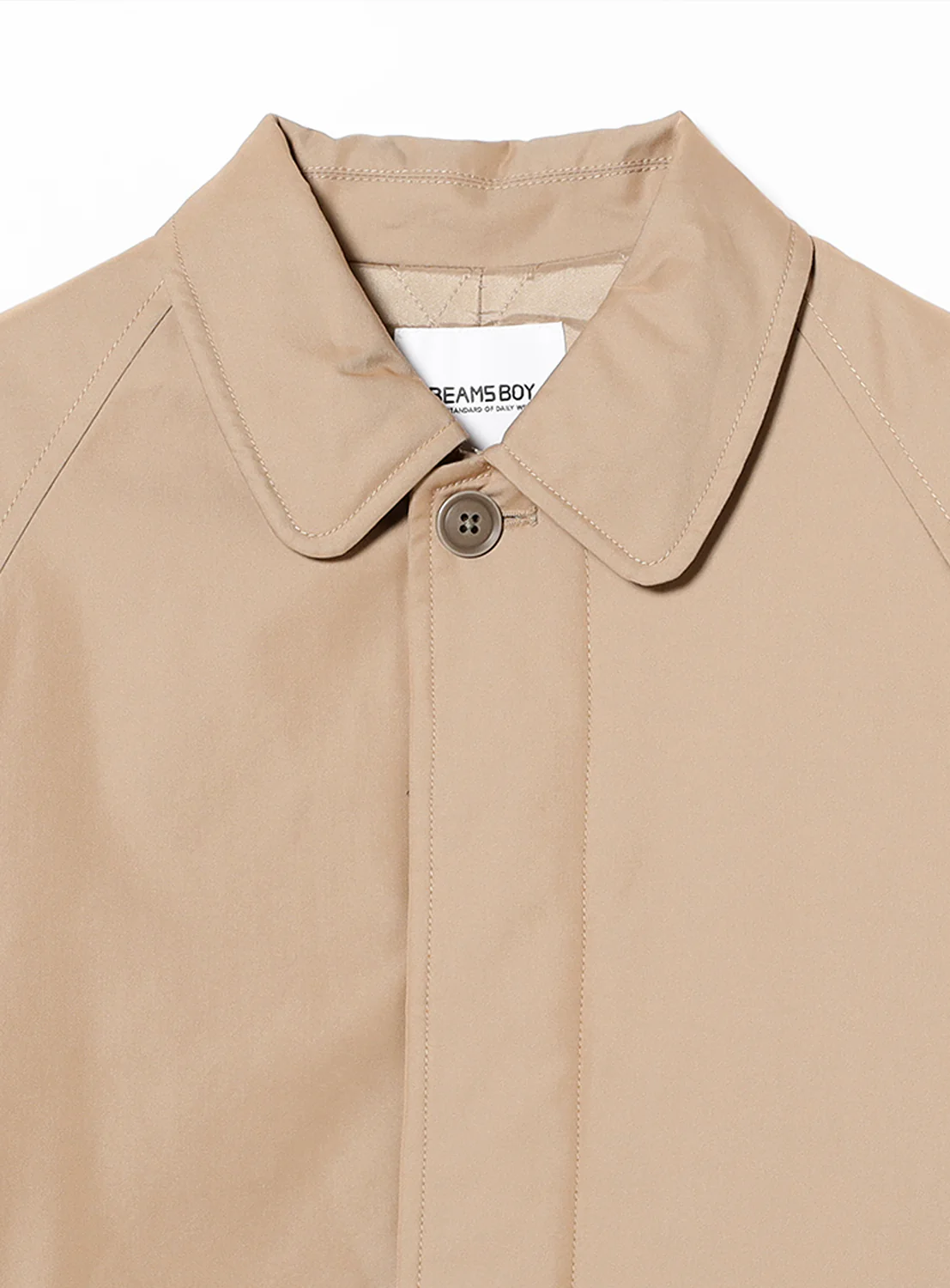 Chambray Stand Collar Coat 3 Chambray Stand Collar Coat