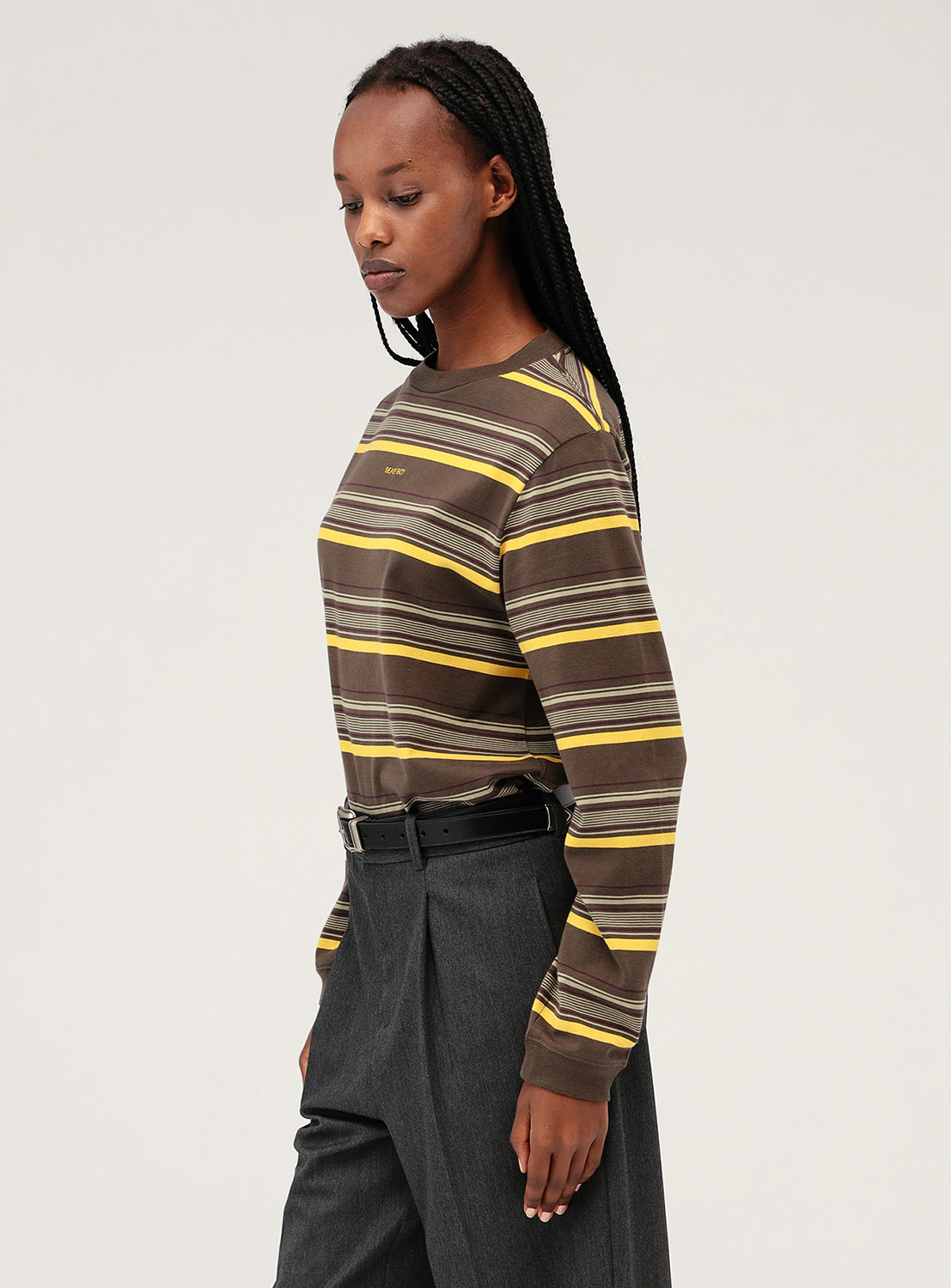 Striped Long Sleeve T-Shirt 3 Striped Long Sleeve T-Shirt