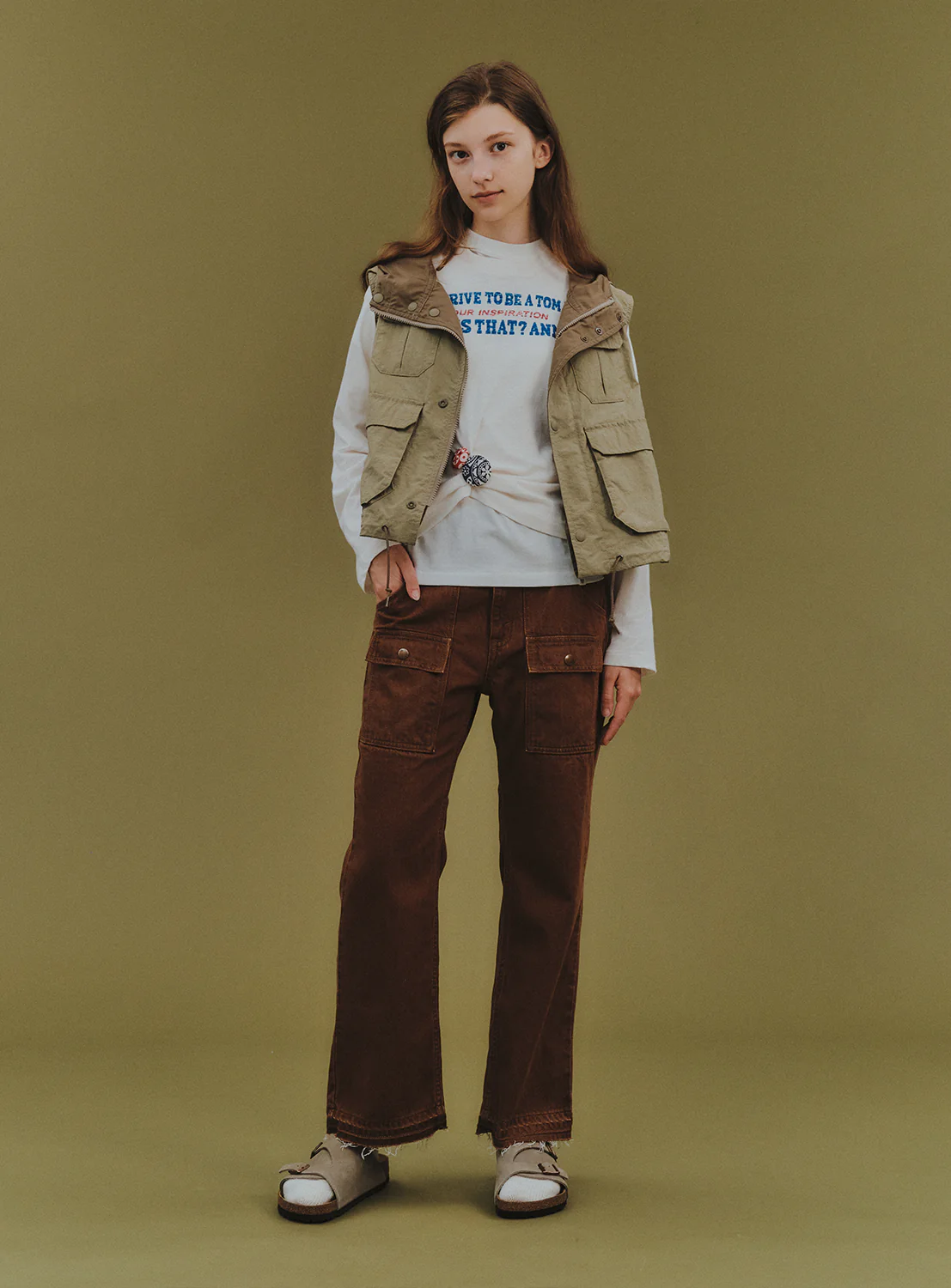 Denim Bush Pants 6 Denim Bush Pants