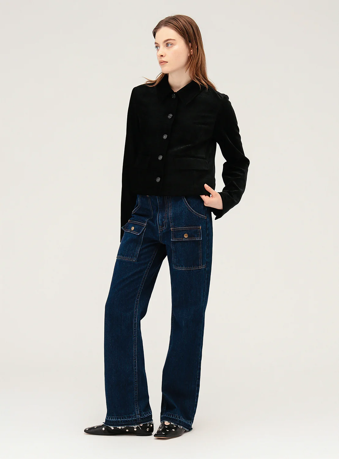 Denim Bush Pants 4 Denim Bush Pants