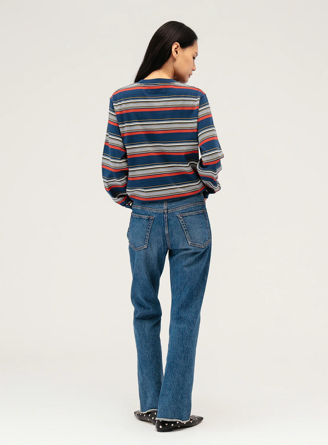 Striped Long Sleeve T-Shirt 4 Striped Long Sleeve T-Shirt